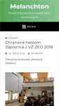 Mobile Screenshot of melanchton.sk